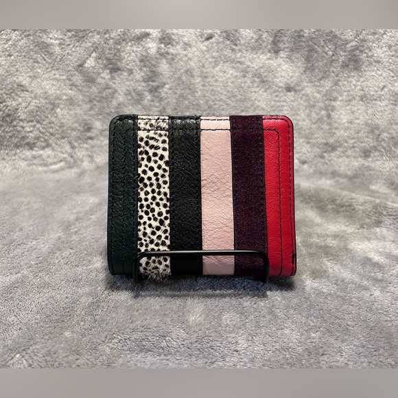 Fossil Handbags - Fossil Logan Patchwork Leather Bifold Wallet